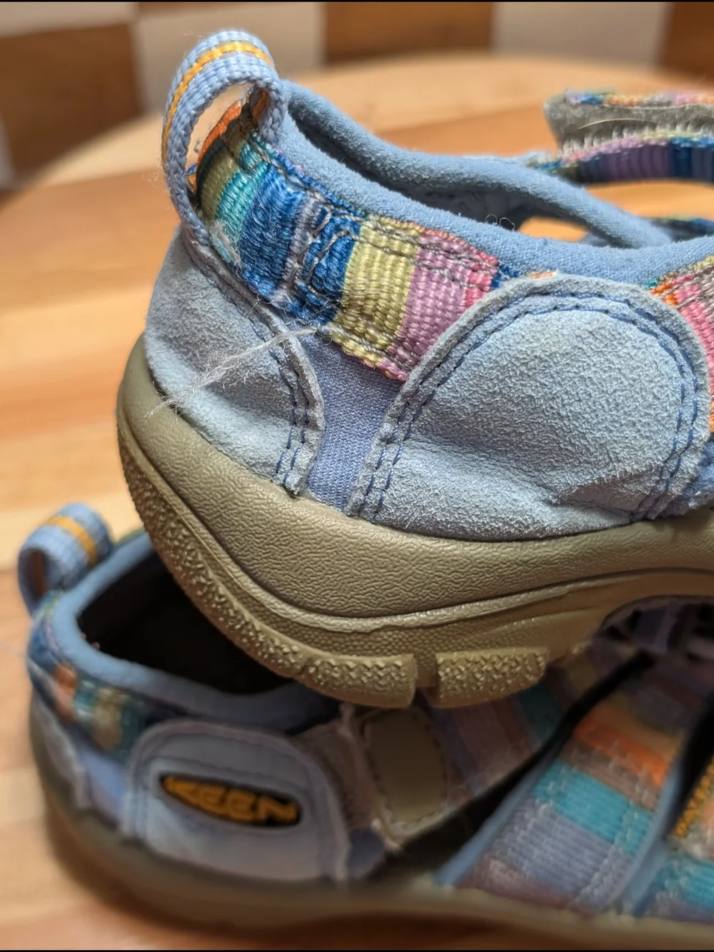 KEEN KIDS NEWPORT H2 SPORT SANDALS RAINBOW TIE DYE YOUTH SIZE 13